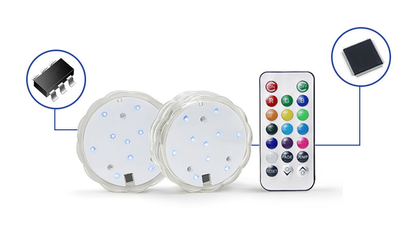 七彩遙控燈方案開發(fā)