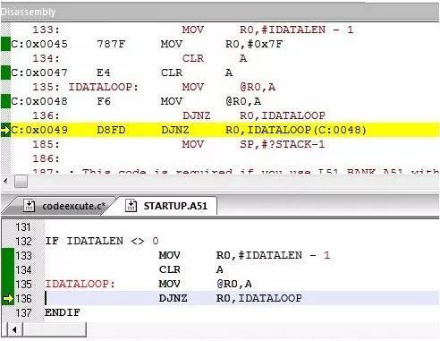 51單片機(jī)程序執(zhí)行流程