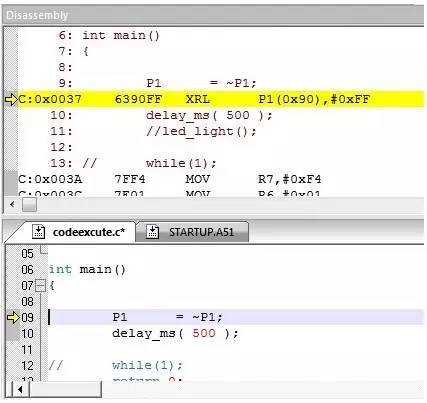 51單片機(jī)程序執(zhí)行流程