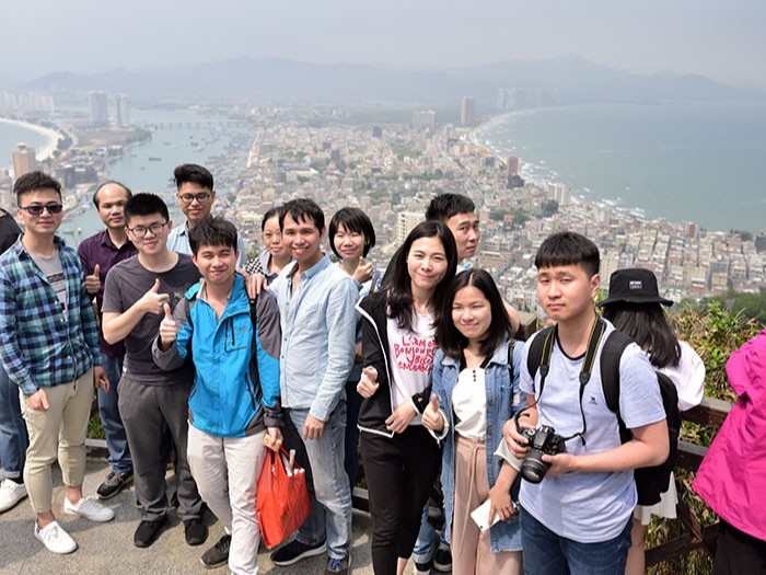 團隊出游合照
